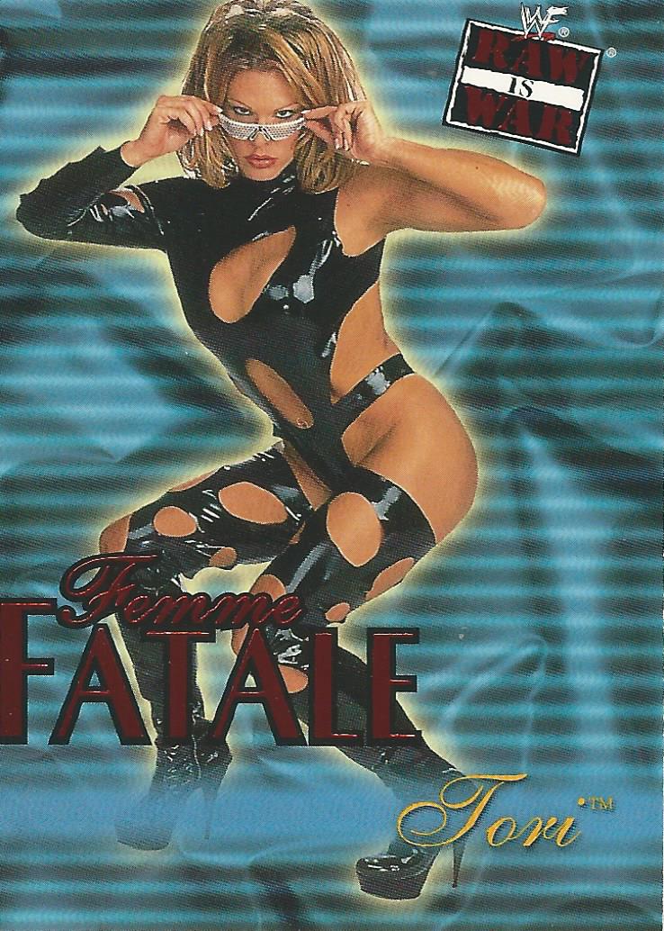 WWF Fleer Raw 2001 Tori Femme Fatale 5 of 20 trading card PW Catalog