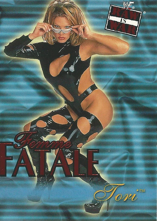 WWF Fleer Raw 2001 Tori Femme Fatale 5 of 20 trading card PW Catalog