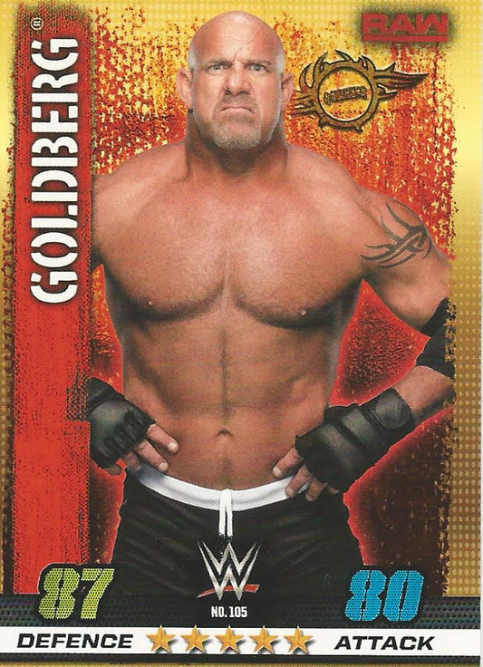 WWE Topps Slam Attax 10th Edition 2017 Goldberg #105