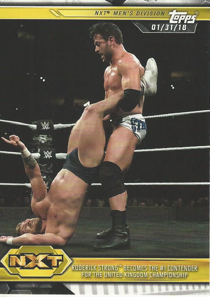 WWE Topps NXT 2019 Roderick Strong #5