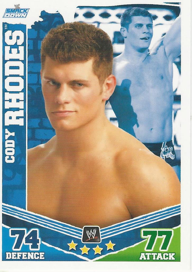WWE Topps Slam Attax Mayhem 2010 Cody Rhodes #105