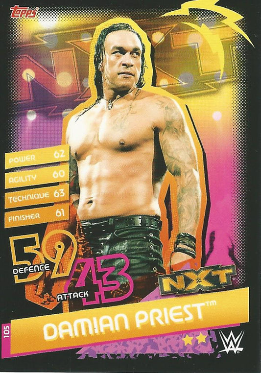 WWE Topps Slam Attax Reloaded 2020 Damian Priest #105 NXT