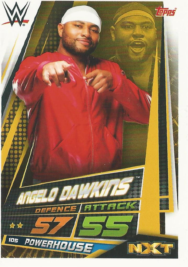 WWE Topps Slam Attax Universe 2019 Angelo Dawkins #105