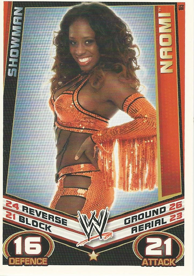 WWE Topps Slam Attax Rebellion 2012 Naomi #105