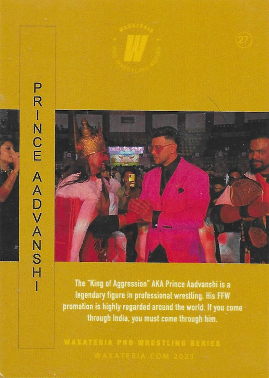 Prince Aadvanshi trading card PW Catalog
