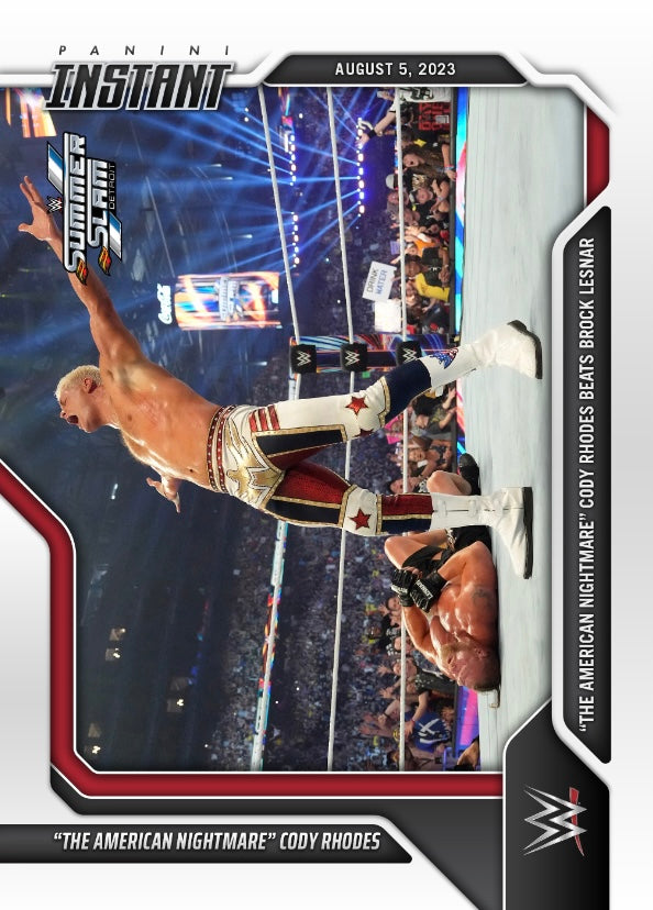 “The American Nightmare” Cody Rhodes – “The American Nightmare” Cody Rhodes Beats Brock Lesnar
