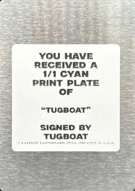 Tugboat trading card PW Catalog