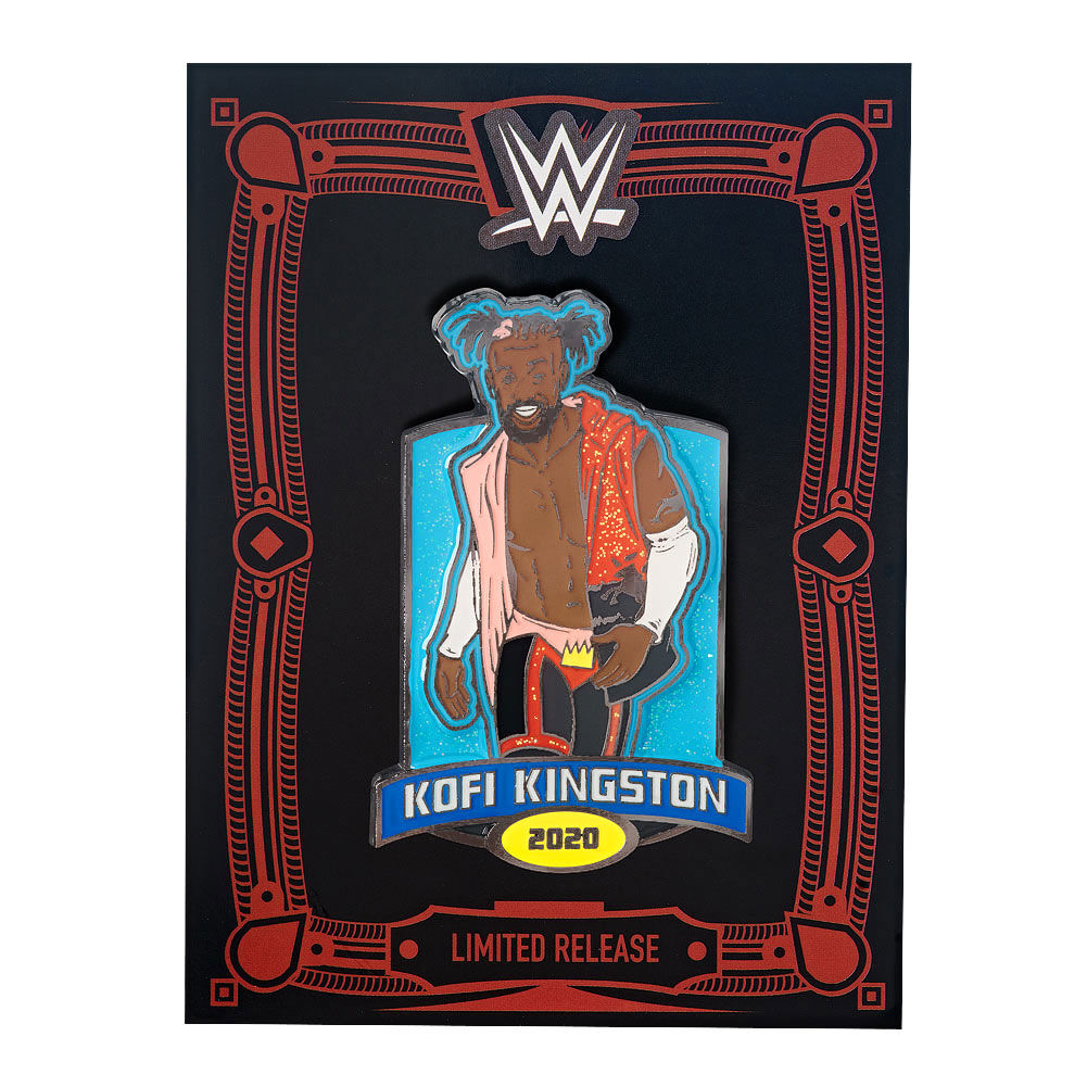 Kofi Kingston Limited Edition Portrait Pin 3