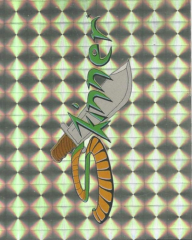 WWF Merlin Stickers 1991 Skinner Foil #284