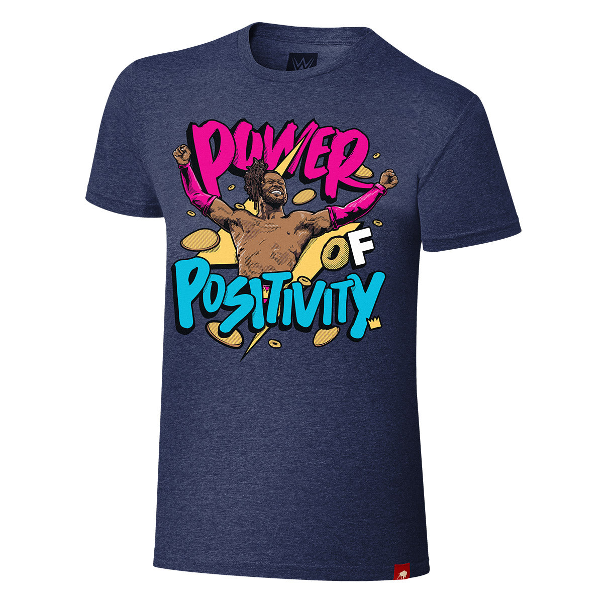 Kofi Kingston "Power of Positivity" Graphic T-Shirt T-Shirt PW Catalog