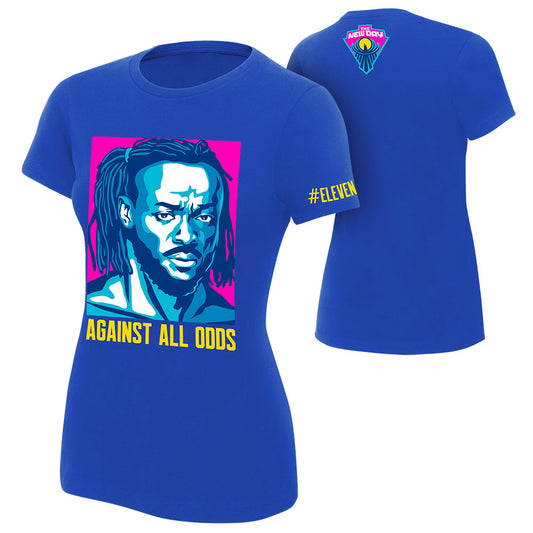Kofi Kingston "Against All Odds" Women's Authentic T-Shirt T-Shirt PW Catalog