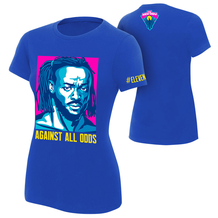Kofi Kingston "Against All Odds" Women's Authentic T-Shirt T-Shirt PW Catalog
