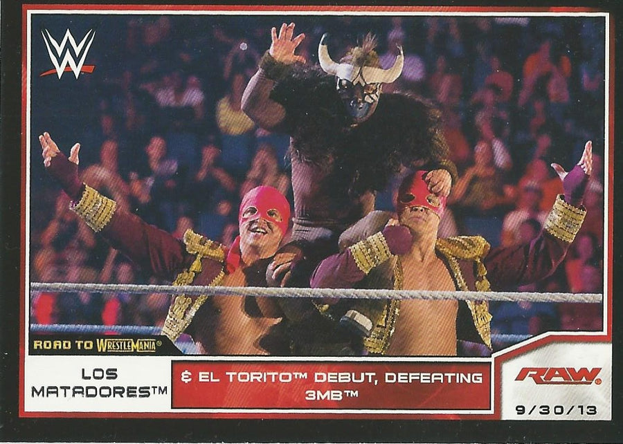 WWE Topps Road to WrestleMania 2014 Los Matadores #46