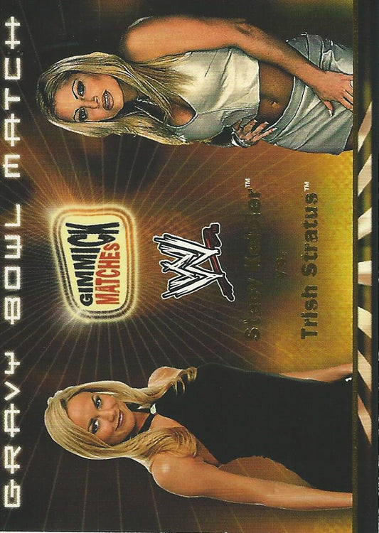 WWE Fleer Royal Rumble 2002 Stacy Keibler vs Trish Stratus GM6