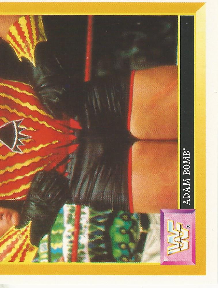 WWF Merlin Sticker 1994 Adam Bomb #106