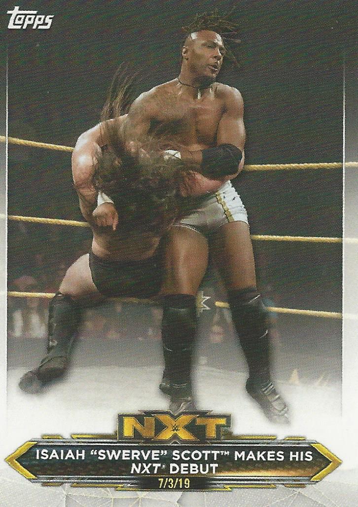 WWE Topps NXT 2020 Isaiah "Swerve" Scott #6