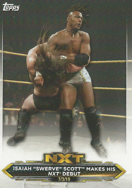 WWE Topps NXT 2020 Isaiah "Swerve" Scott #6