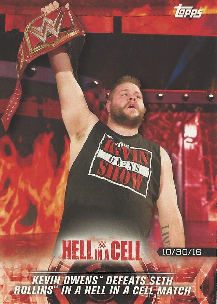 WWE Topps Road to Wrestlemania 2018 Kevin Owens #6