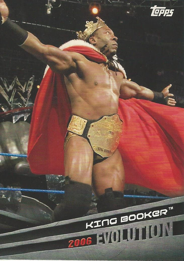 WWE Topps 2018 Booker T E6 trading card PW Catalog