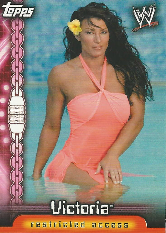 WWE Topps Insider 2006 Victoria D12 trading card PW Catalog