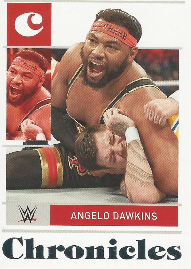 WWE Panini Chronicles 2022 Angelo Dawkins #28