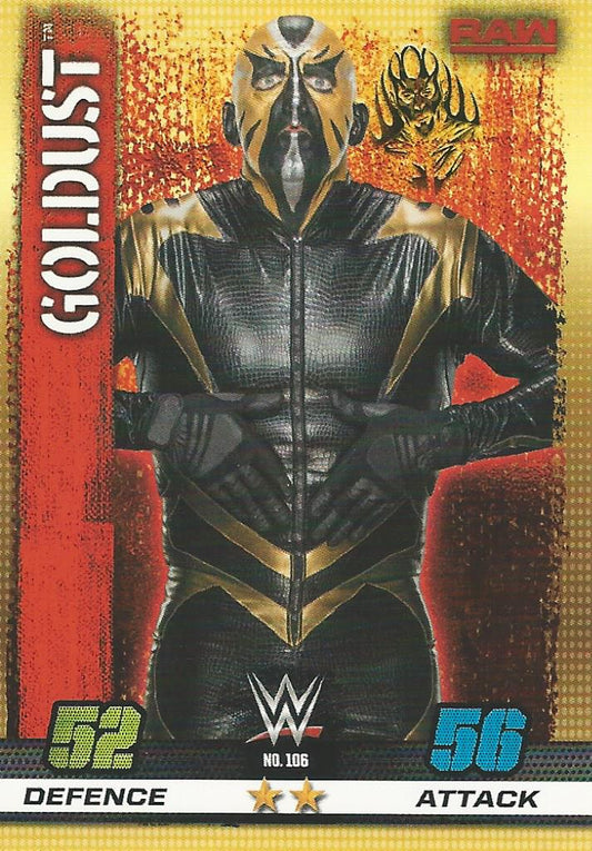 WWE Topps Slam Attax 10th Edition 2017 Goldust #106