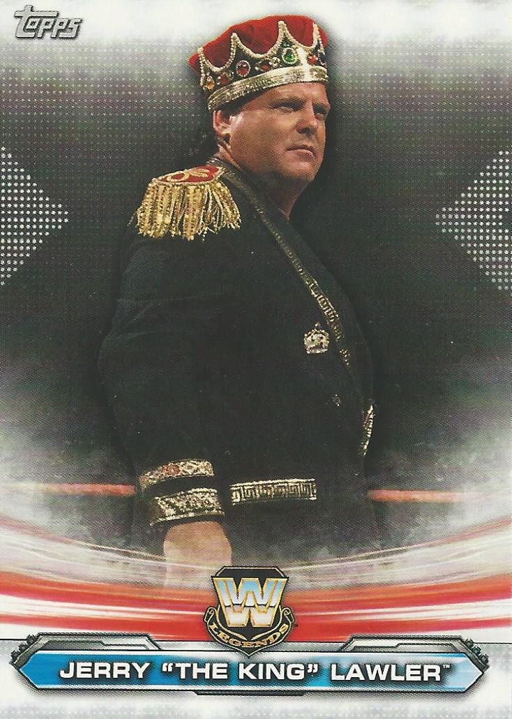 WWE Topps Raw 2019 Jerry Lawler LR-6 trading card PW Catalog