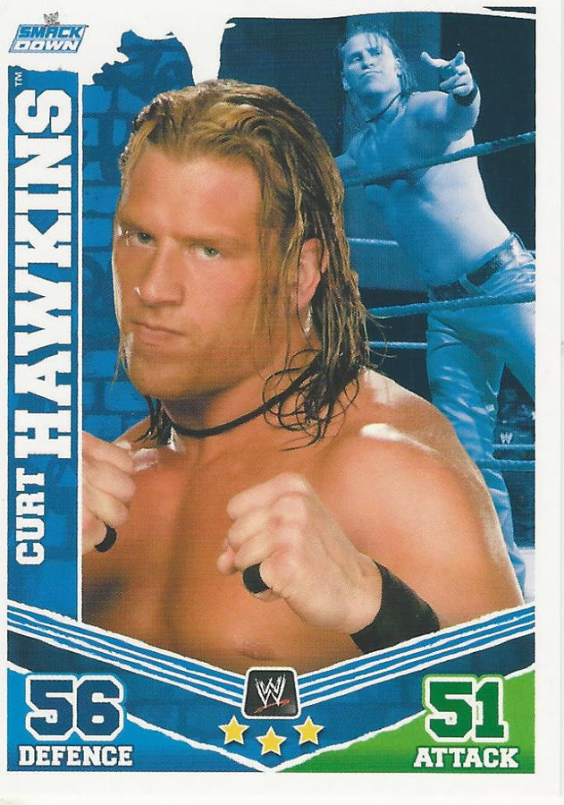 WWE Topps Slam Attax Mayhem 2010 Curt Hawkins #106
