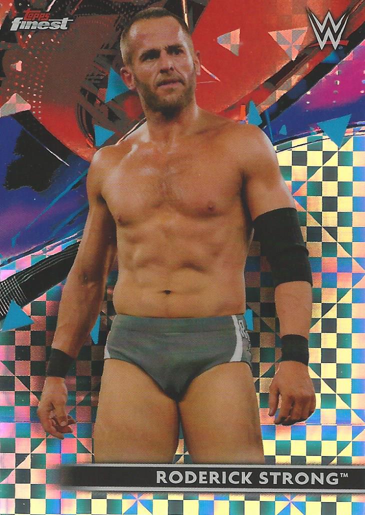 WWE Topps Finest 2021 Roderick Strong X-Fractor #94