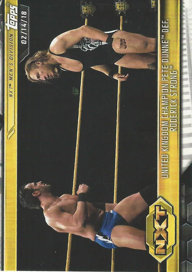 WWE Topps NXT 2019 Pete Dunne #6
