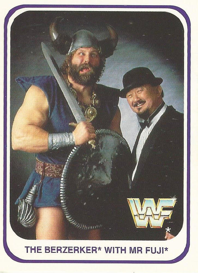 WWF Merlin 1991 Berzerker #106