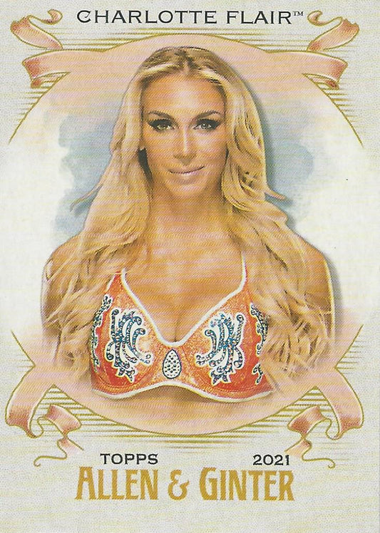 WWE Topps Heritage 2021 Charlotte Flair AG-7 trading card PW Catalog