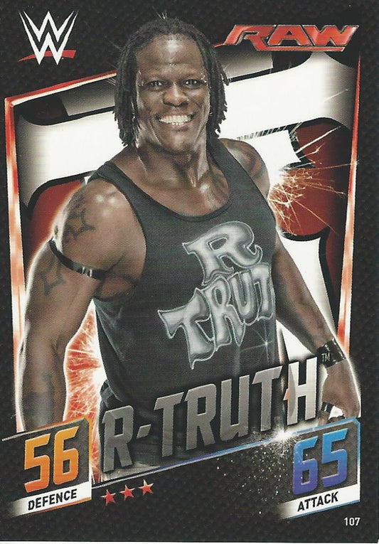 WWE Topps Slam Attax 2015 Then Now Forever R-Truth #107