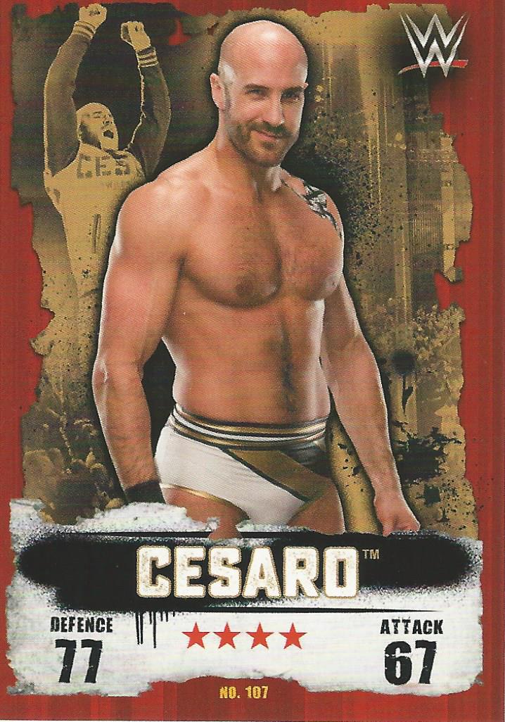 WWE Topps Slam Attax Takeover 2016 Cesaro #107