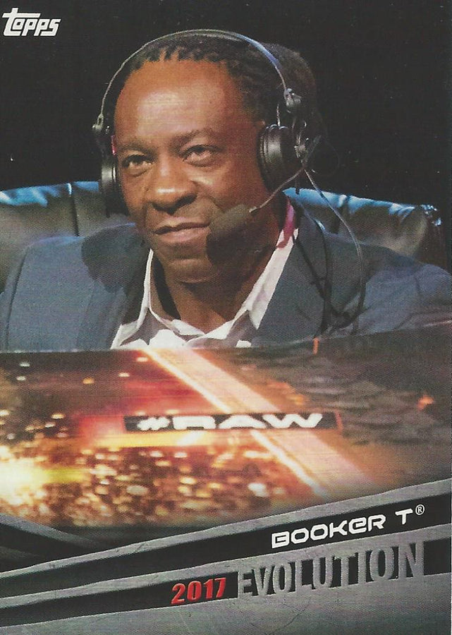 WWE Topps 2018 Booker T E7 trading card PW Catalog