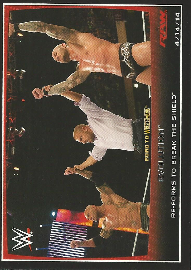 WWE Topps Road to Wrestlemania 2015 Evolution #7