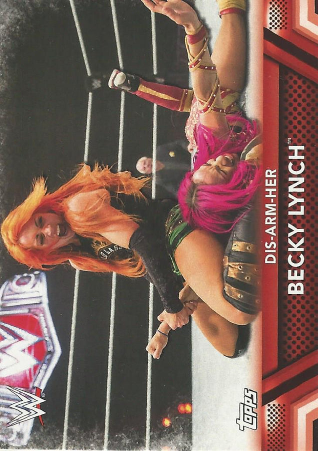 WWE Topps Women Division 2017 Becky Lynch F7 trading card PW Catalog