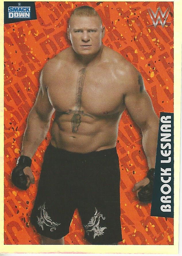 WWE Panini 2022 Sticker Collection Brock Lesnar #107