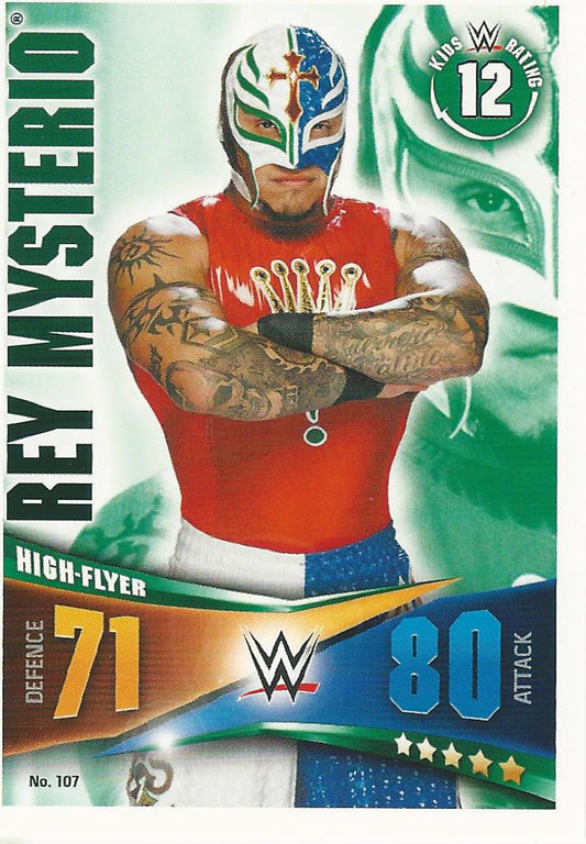 WWE Topps Slam Attax Rivals 2014 Rey Mysterio #107
