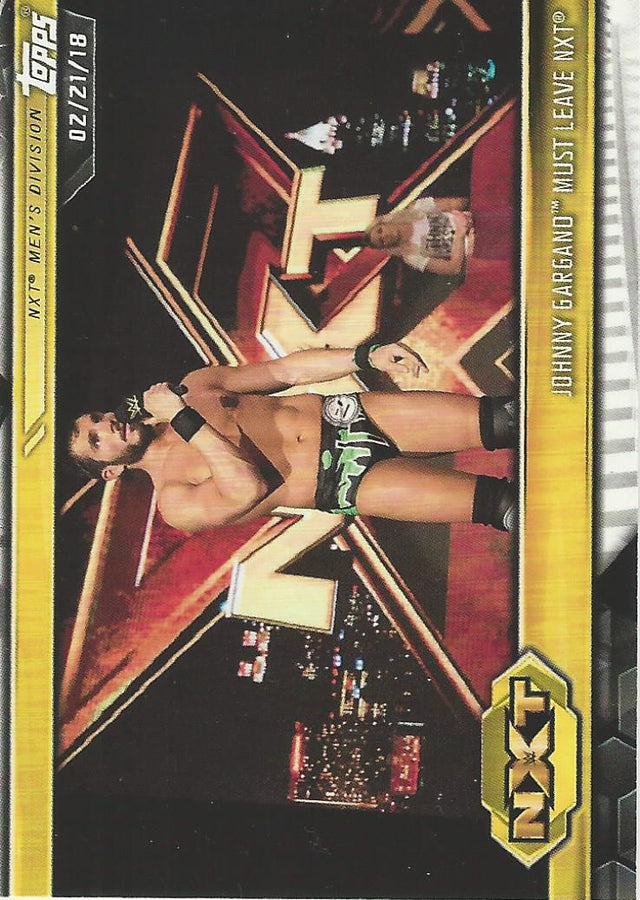 WWE Topps NXT 2019 Johnny Gargano #7