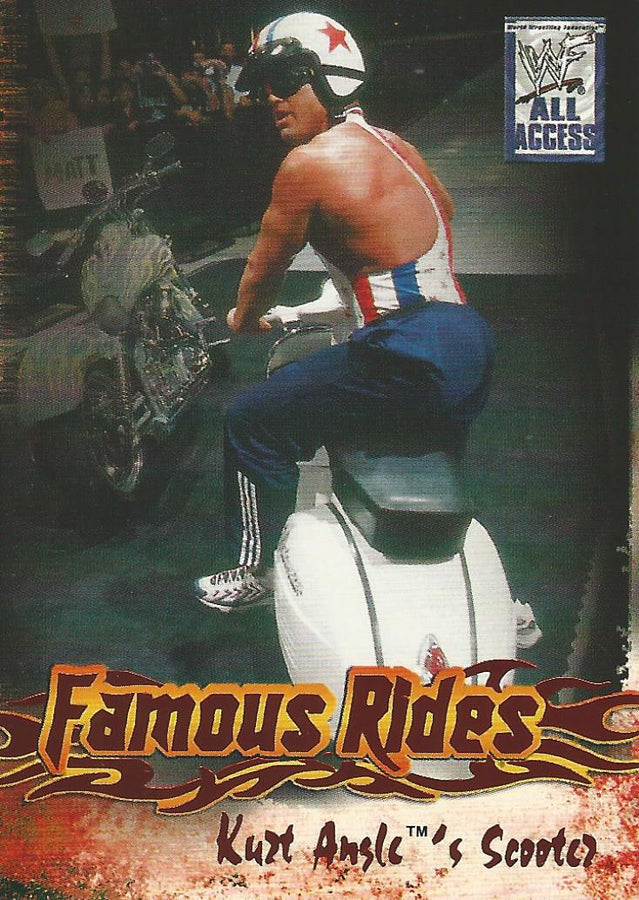 WWF Fleer All Access 2002 Famous Rides FR 8 of 12 trading card PW Catalog