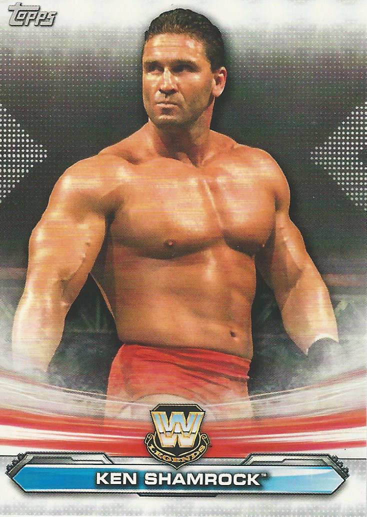 WWE Topps Raw 2019 Ken Shamrock LR-7 trading card PW Catalog