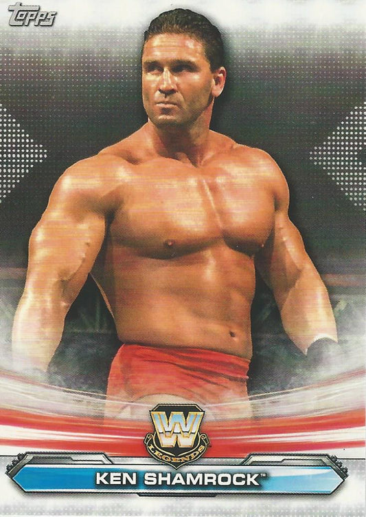 WWE Topps Raw 2019 Ken Shamrock LR-7 trading card PW Catalog