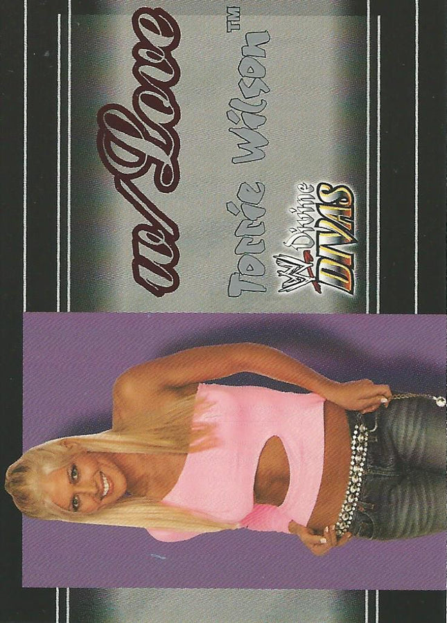 WWE Fleer Divine Divas 2003 With Love Torrie Wilson #9 of 16