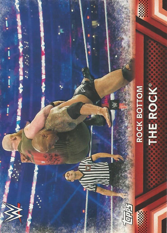 WWE Topps Then Now Forever 2017 The Rock #F7