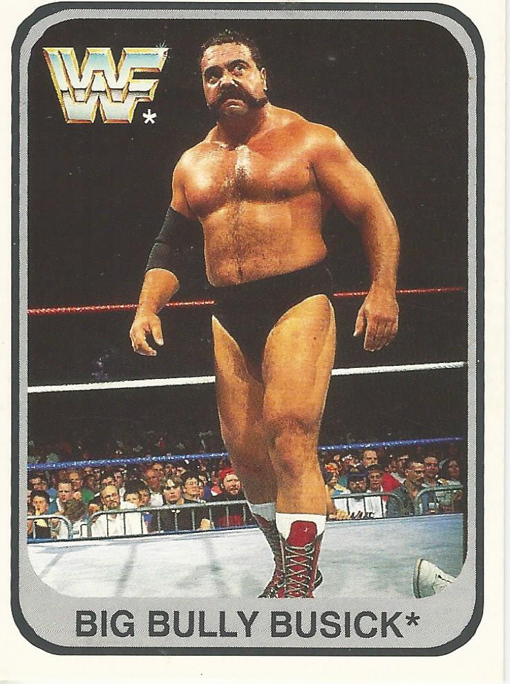 WWF Merlin 1991 Big Bully Busick #107