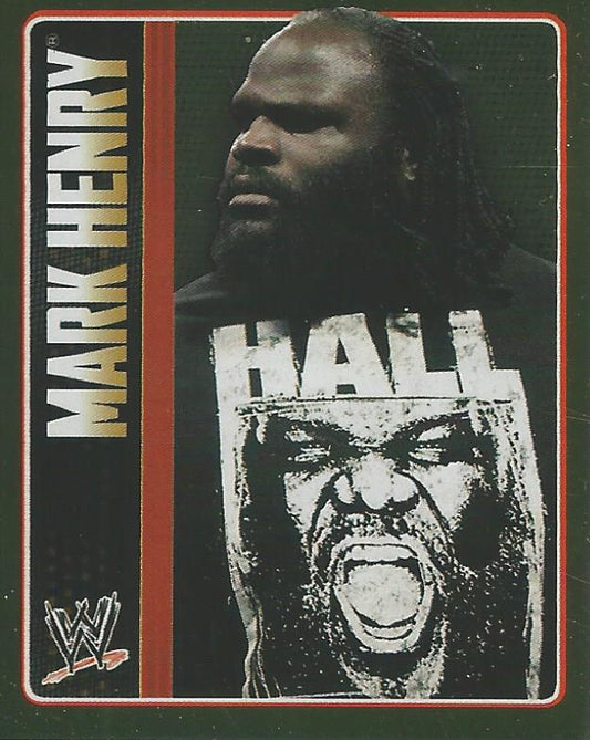 WWE Topps Icons 2013 Sticker Mark Henry Foil #107