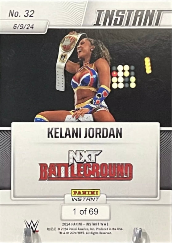 Kelani Jordan – Kelani Jordan Wins NXT Women’s North American Championship trading card PW Catalog
