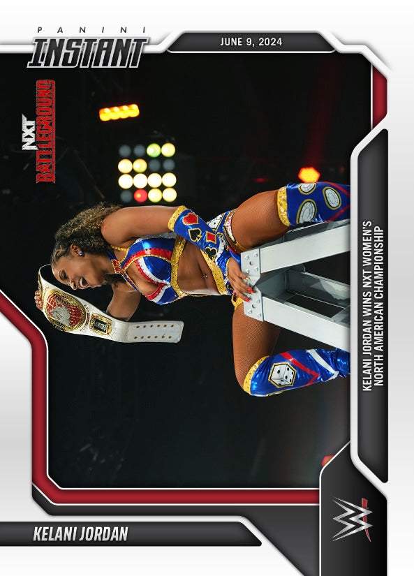 Kelani Jordan – Kelani Jordan Wins NXT Women’s North American Championship trading card PW Catalog