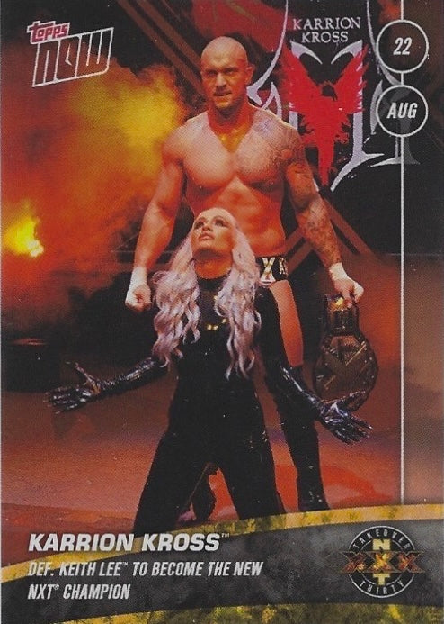 Karrion Kross DEF. Keith LEE to Become the New NXT Champion trading card PW Catalog